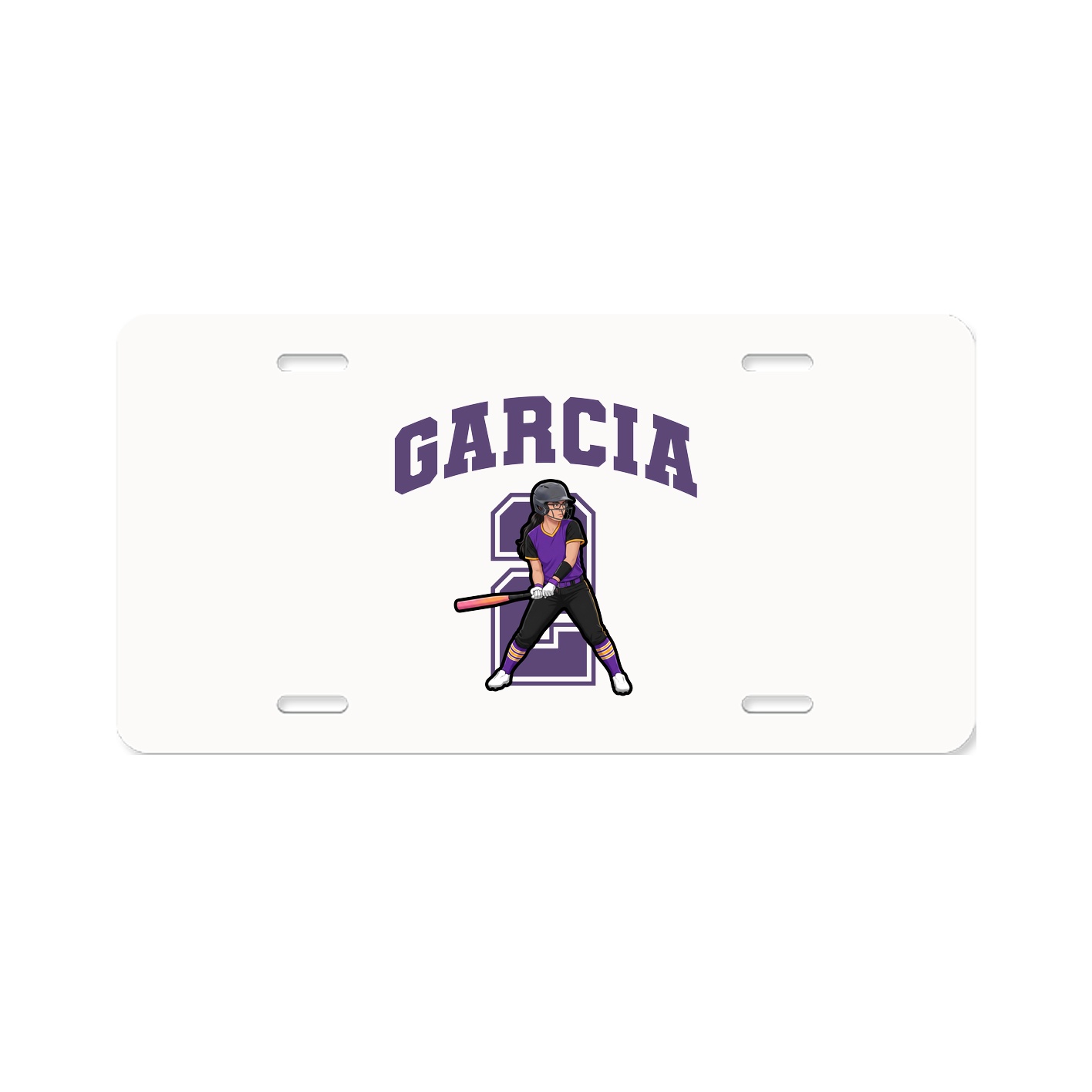 License Plate — Number in Classic