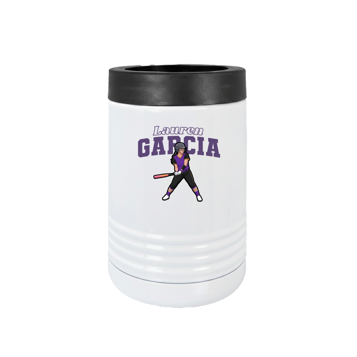 Beverage Holder — Name Arch in White