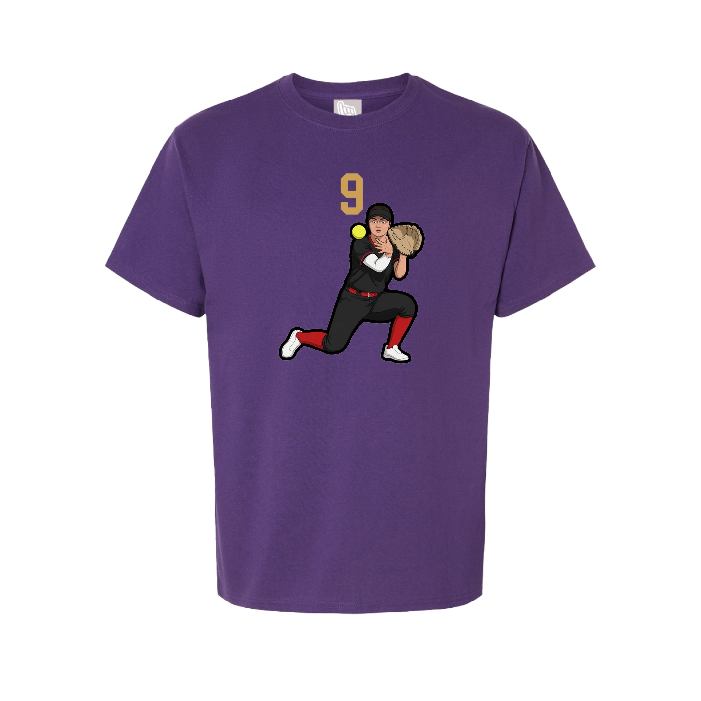 Tee — Number Top in Purple