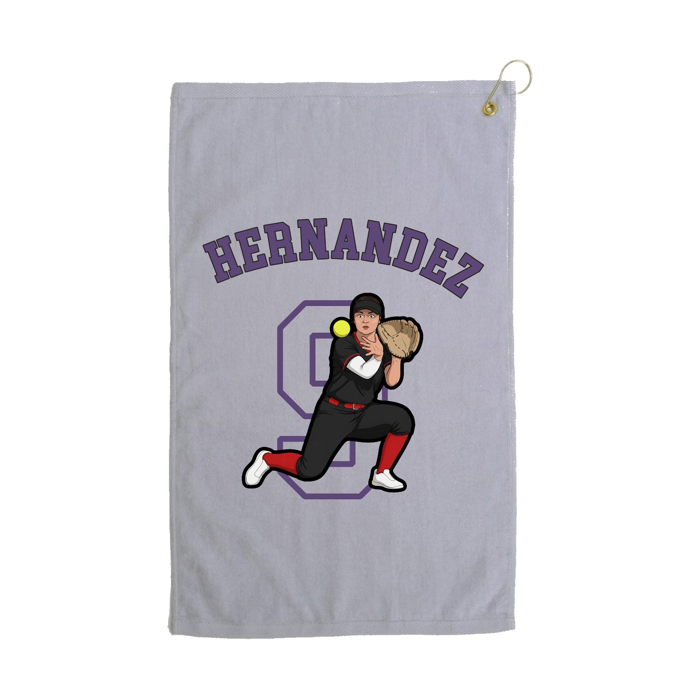 Golf Towel — Shirsey Arch in Grey