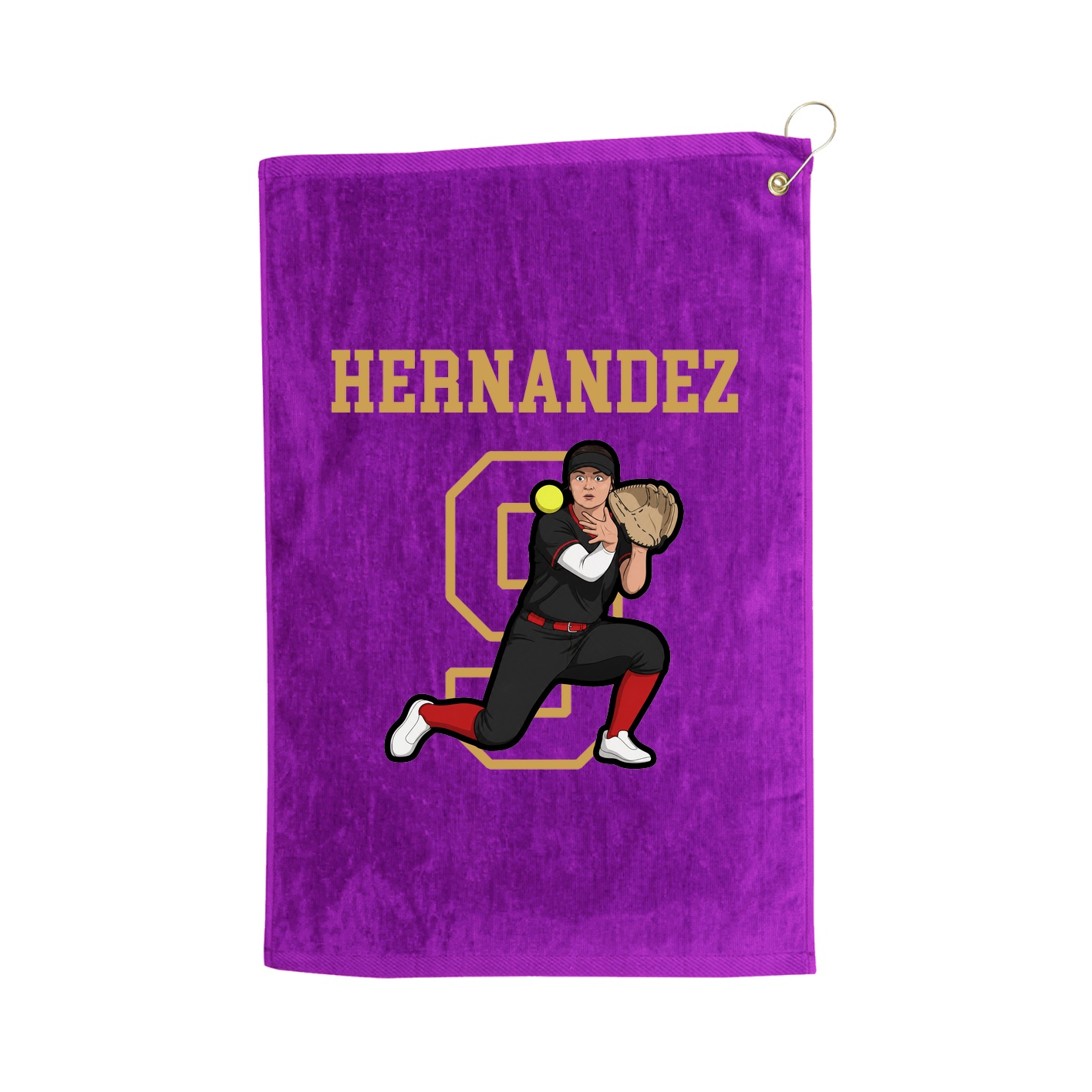 Golf Towel — Shirsey in Purple
