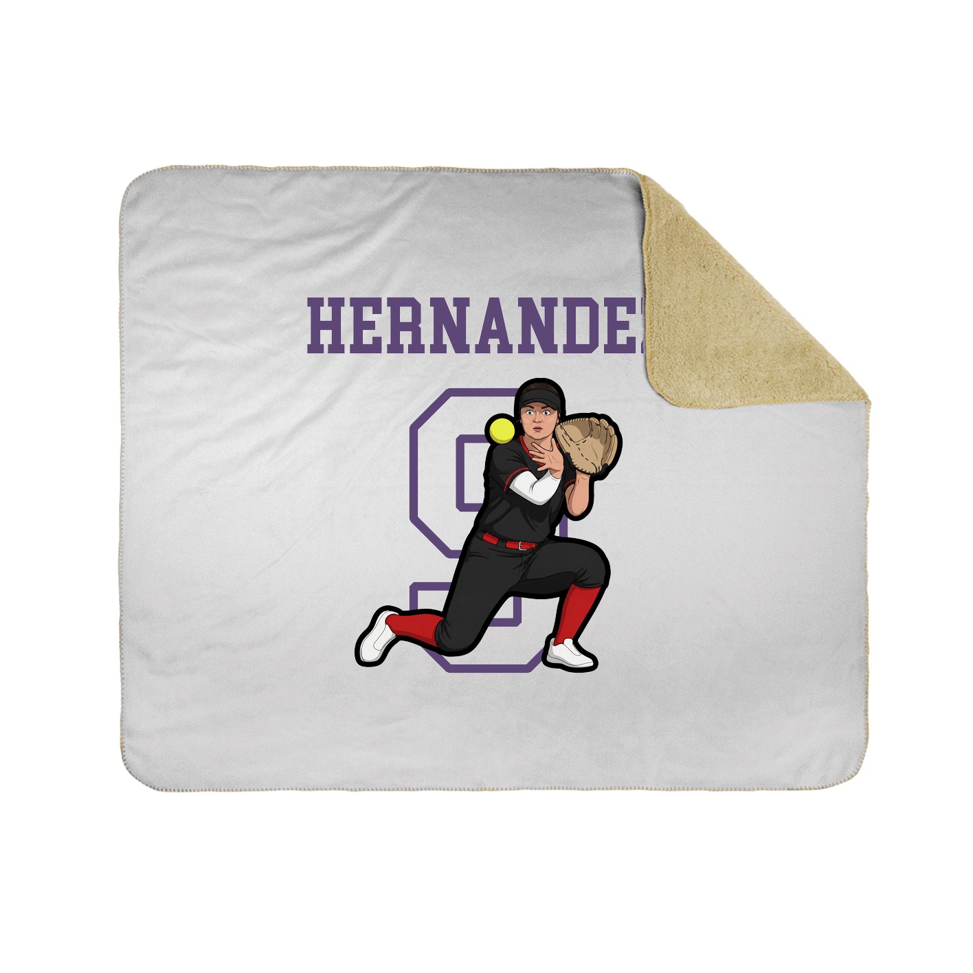 Throw Blanket — Shirsey in White