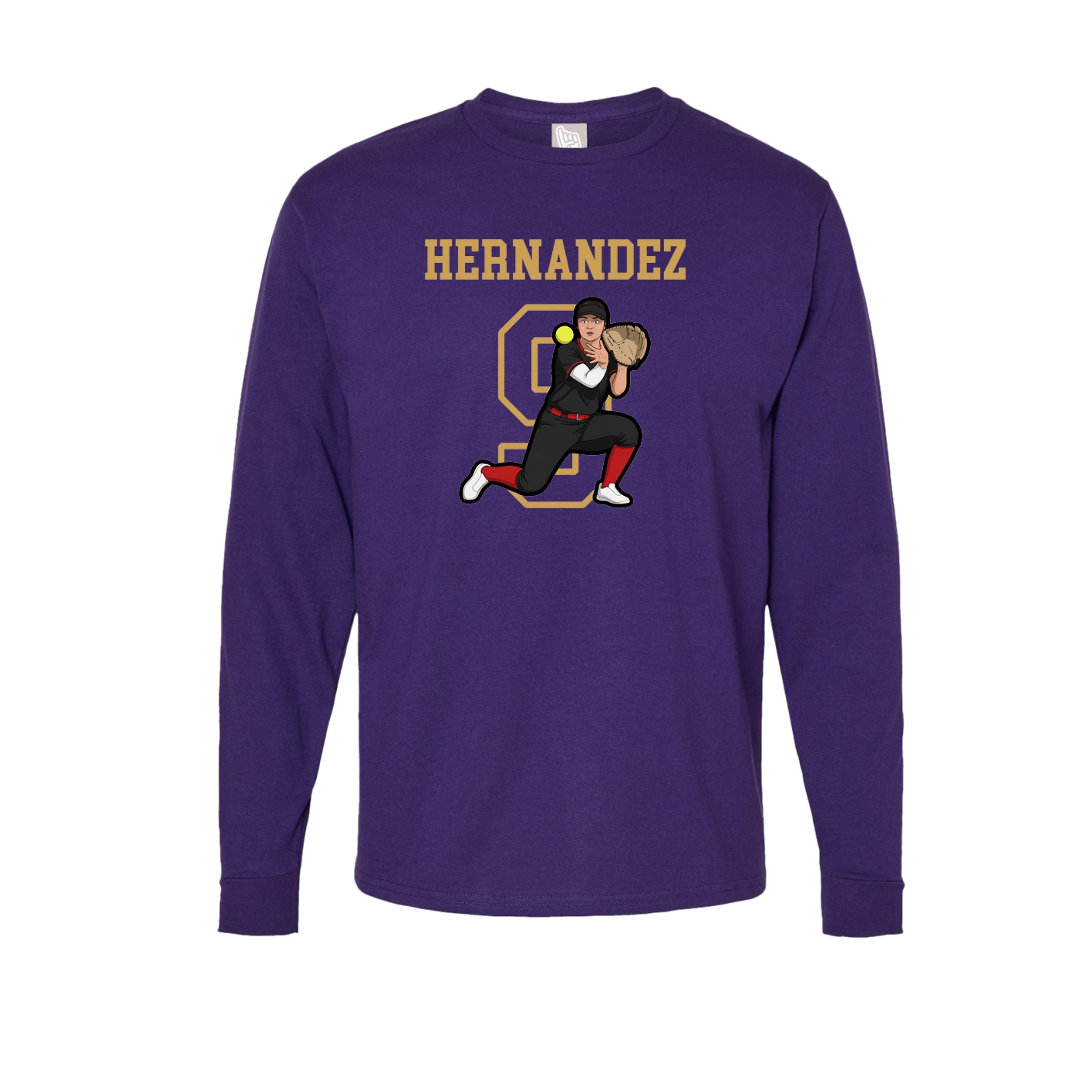 Long Sleeve Tee — Shirsey in Purple