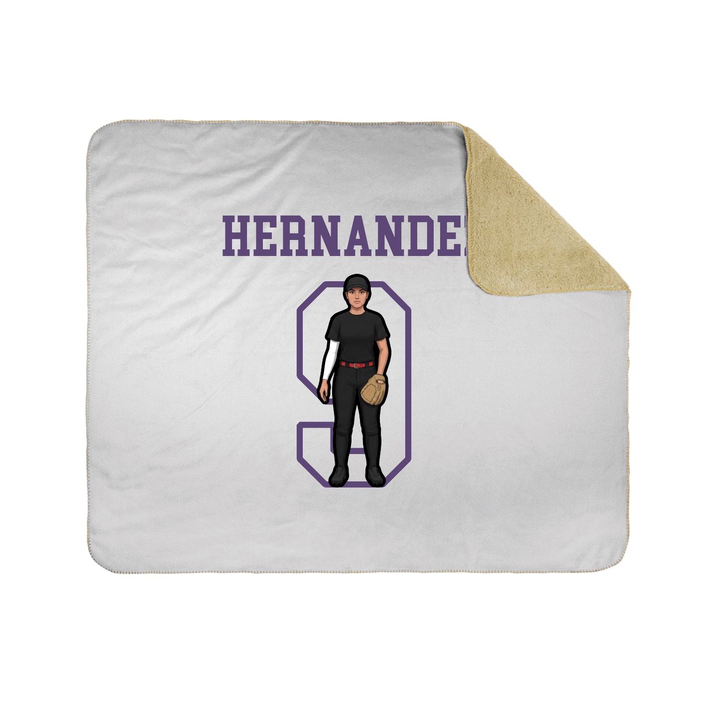 Throw Blanket — Shirsey in White