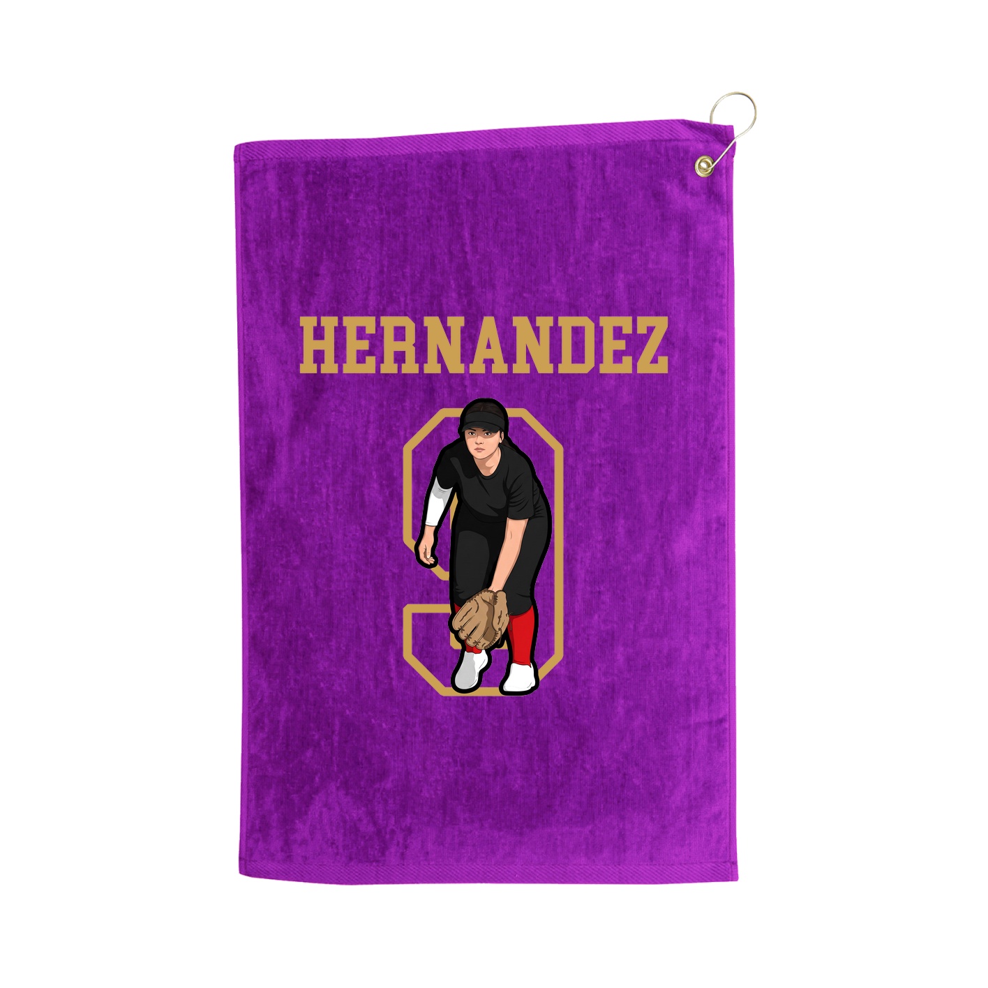 Golf Towel — Shirsey in Purple