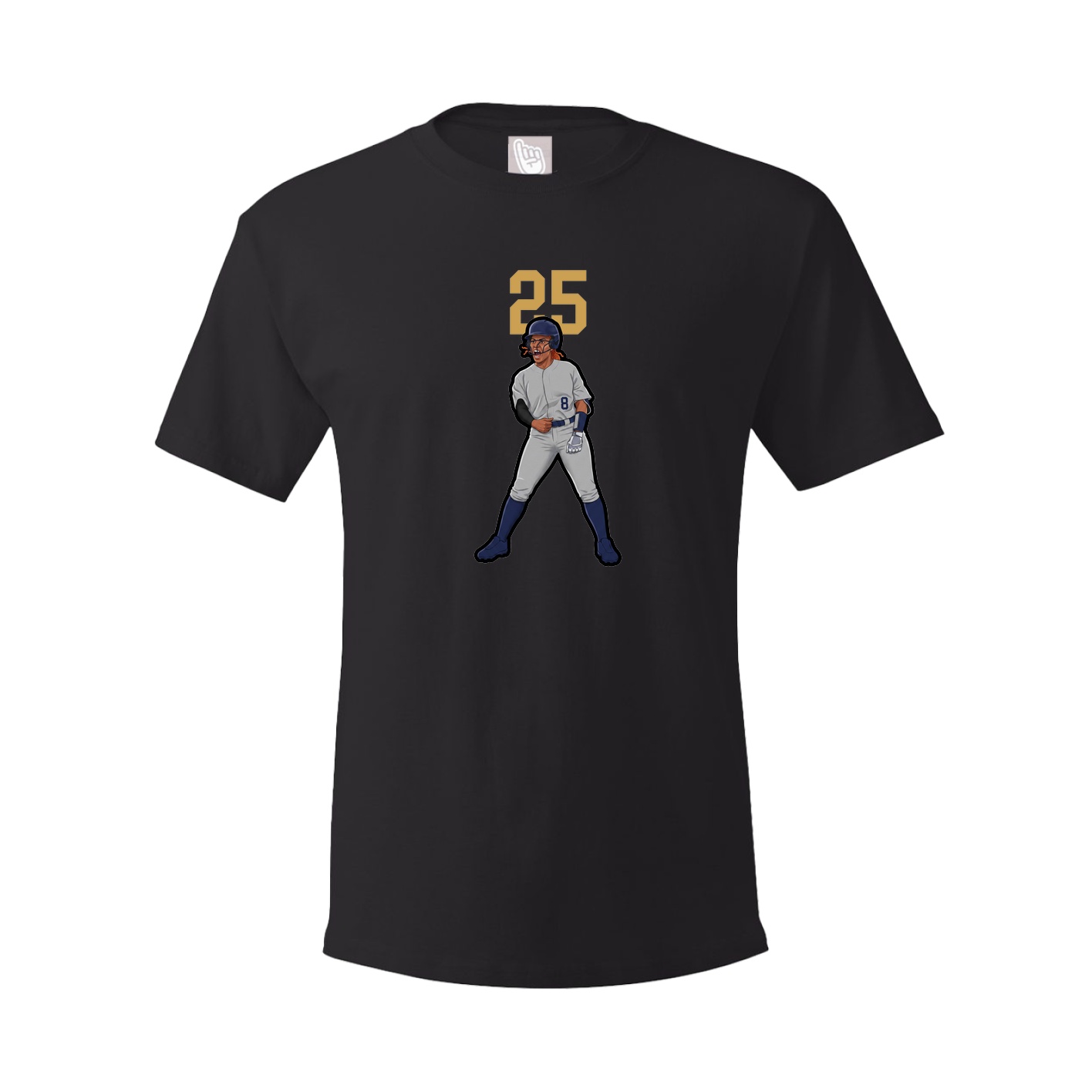 Tee — Number Top in Black