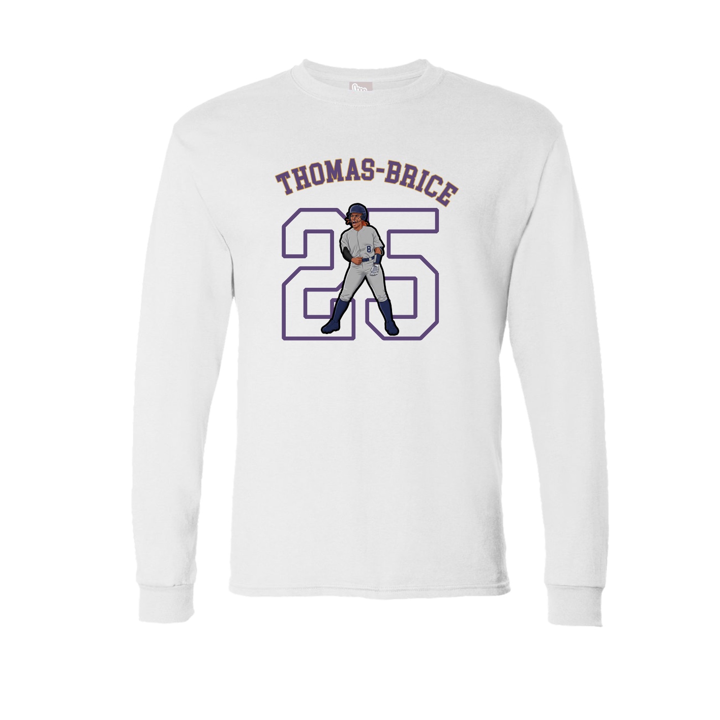 Long Sleeve Tee — Shirsey Arch in White