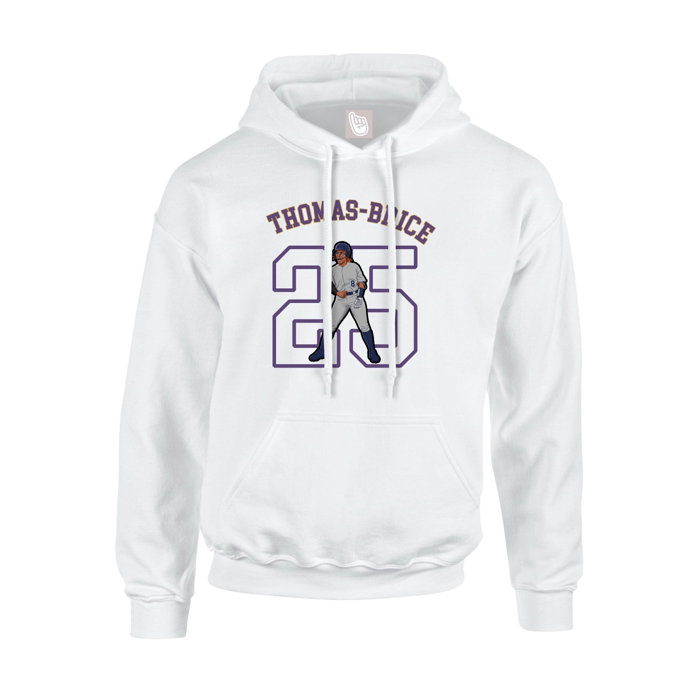 Hoodie — Shirsey Arch in White