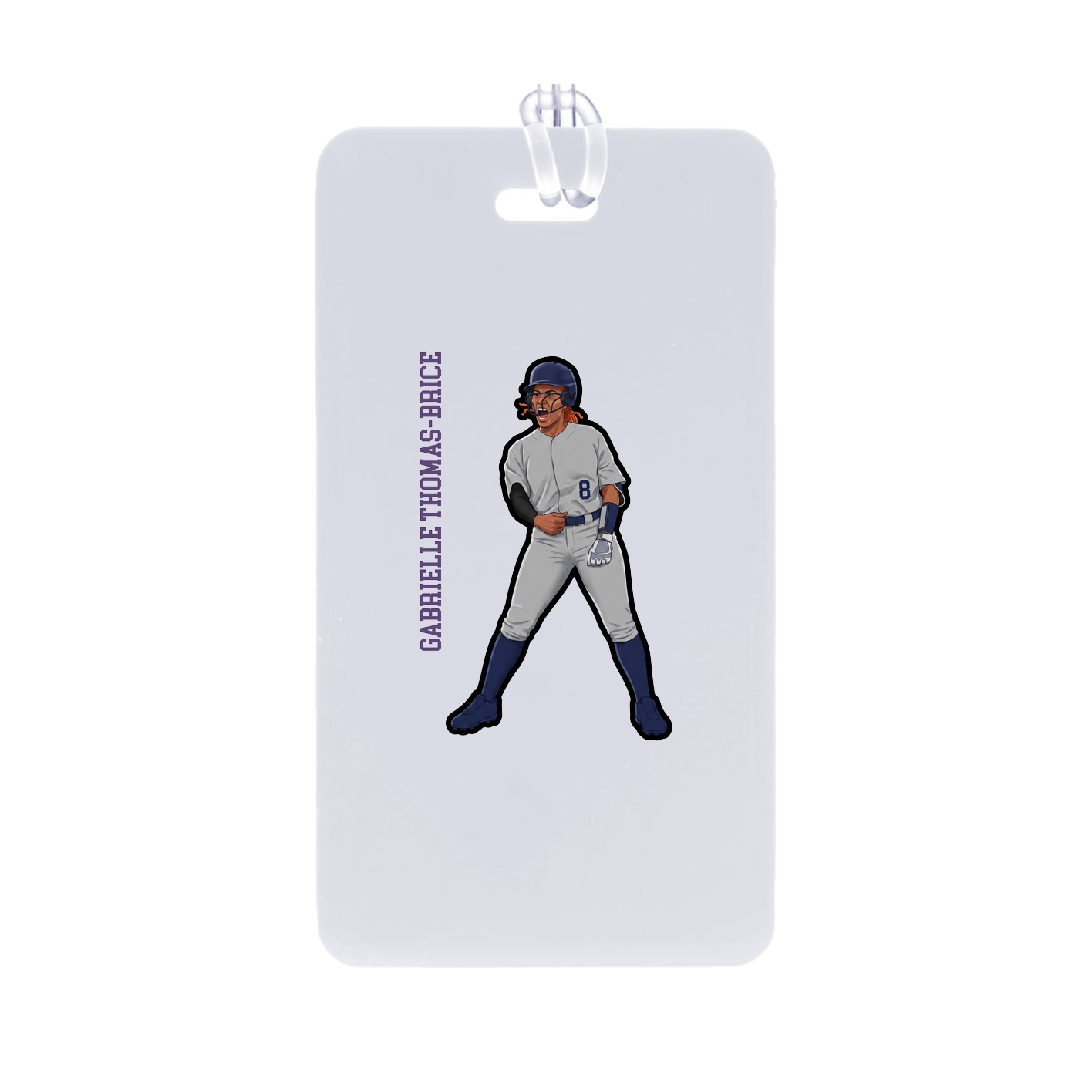 Bag Tag — Name Vertical in Classic