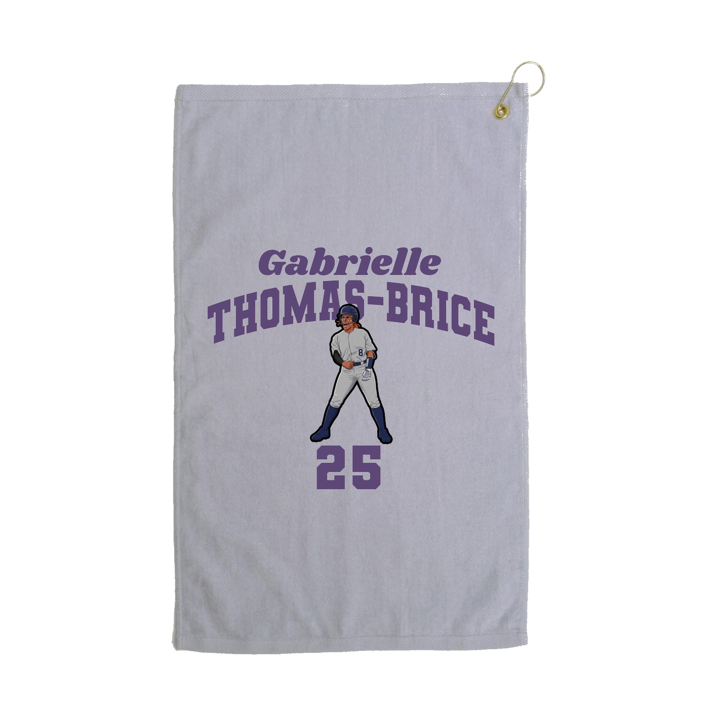 Golf Towel — Signature Arch in Grey