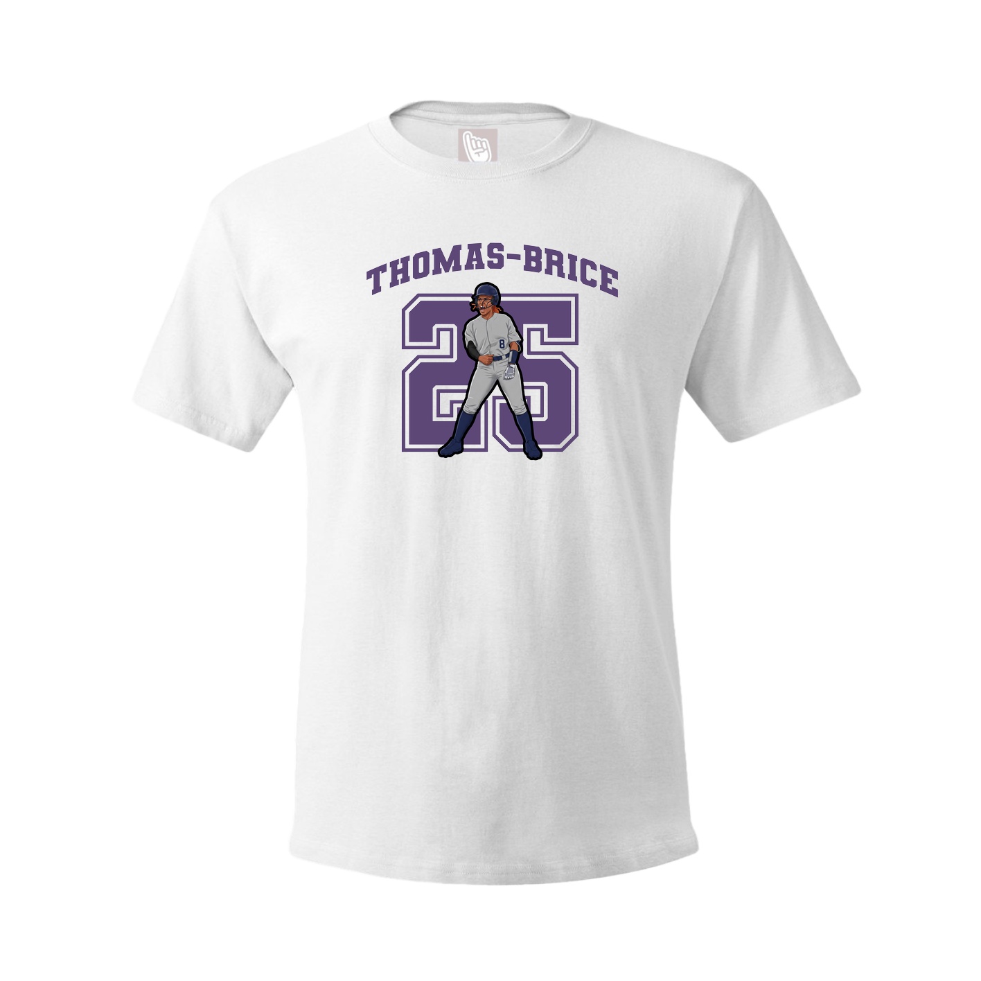 Tee — Number in White