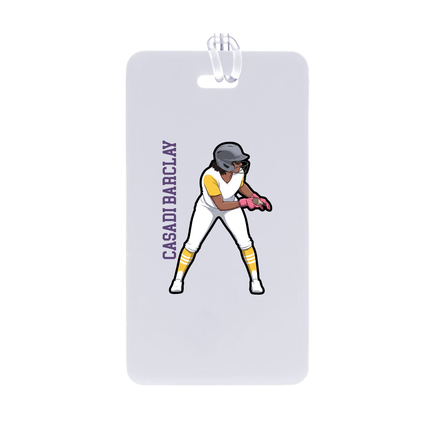 Bag Tag — Name Vertical in Classic