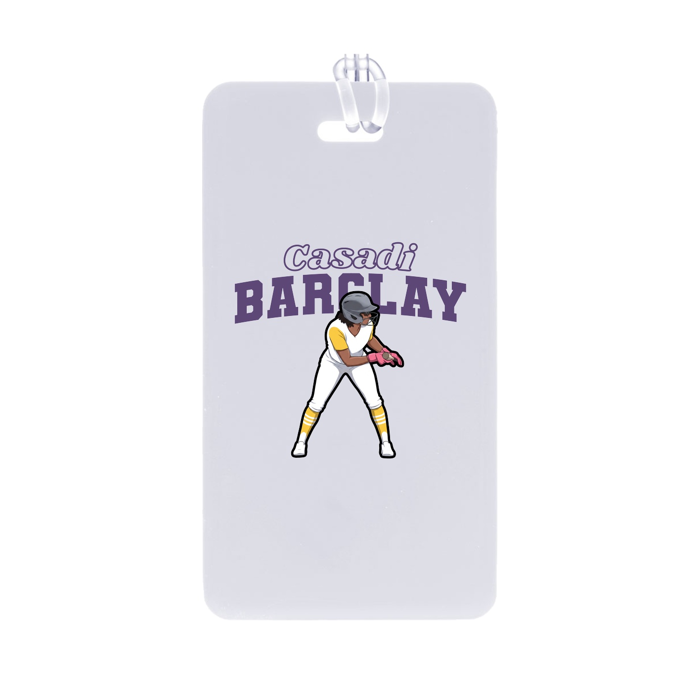 Bag Tag — Name Arch in Classic