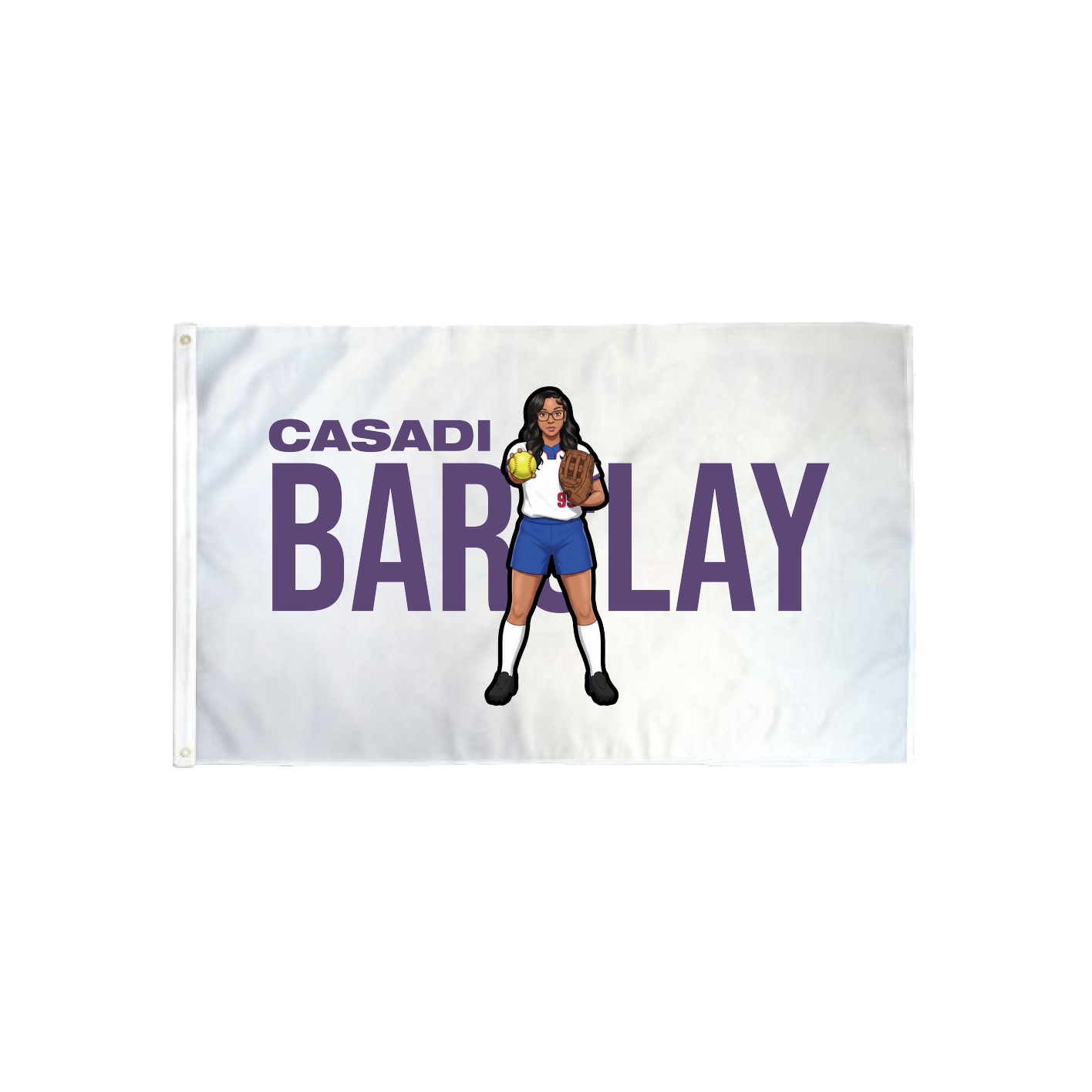 3x5 Flag — Player Name in Classic