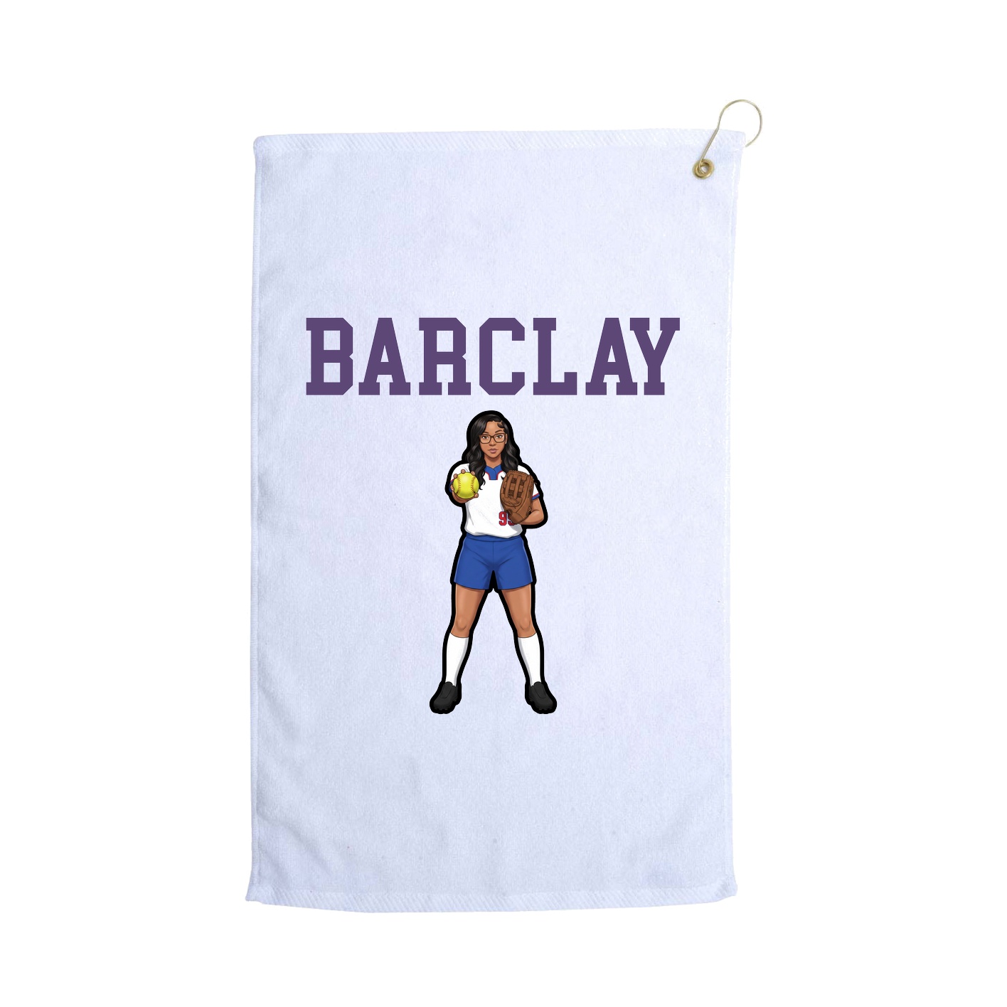 Golf Towel — Shirsey in White