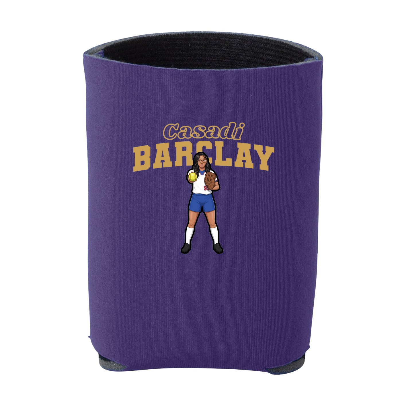 Can Holder — Name Arch in Purple