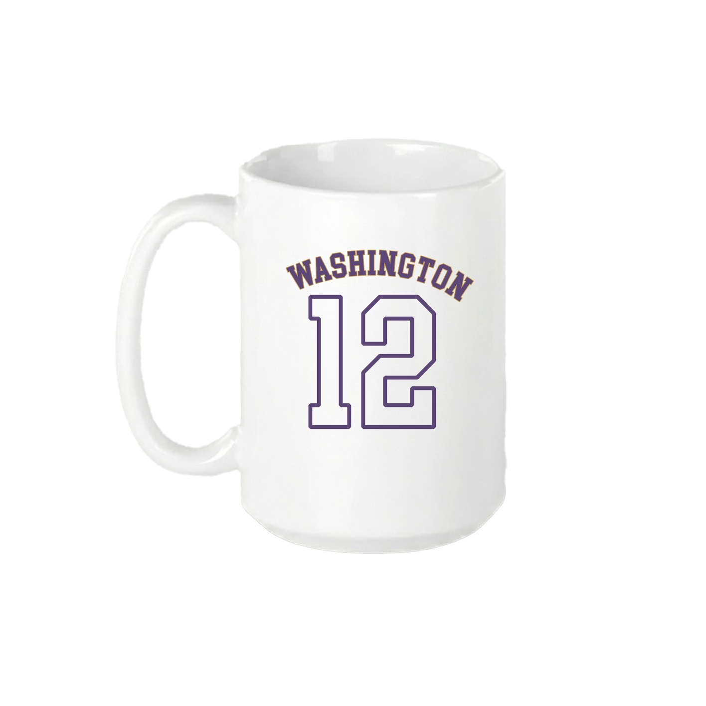 15oz Coffee Mug — Shirsey Arch in White