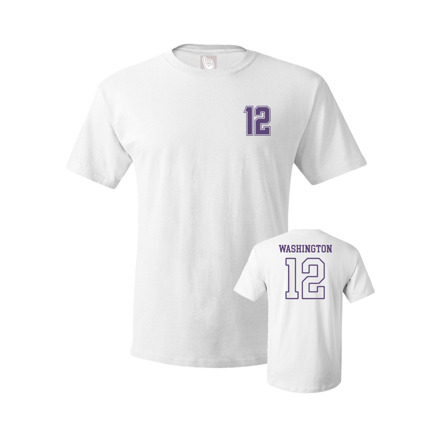 Youth Tee — Chest Back in White