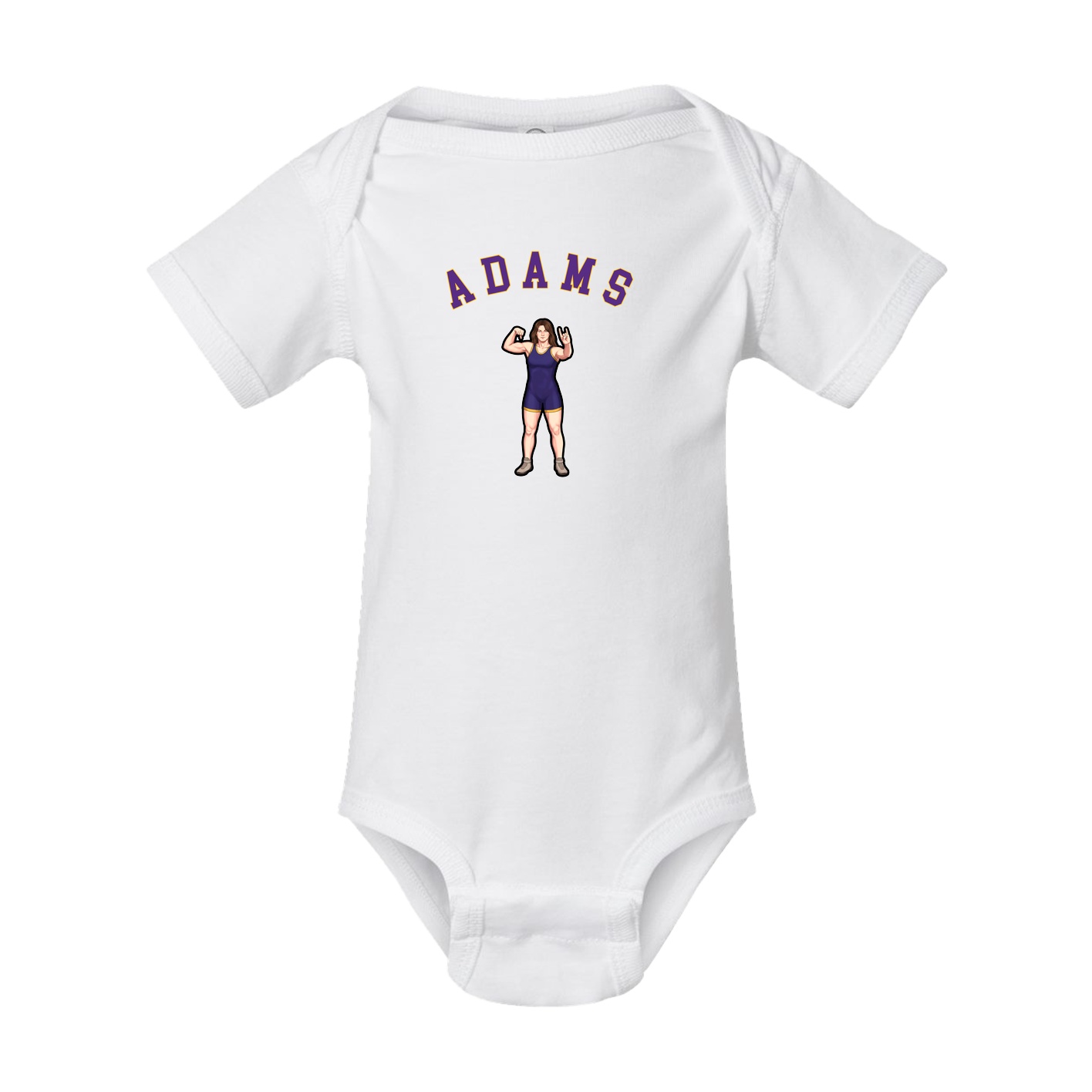 Baby Onesie — Shirsey Arch in White