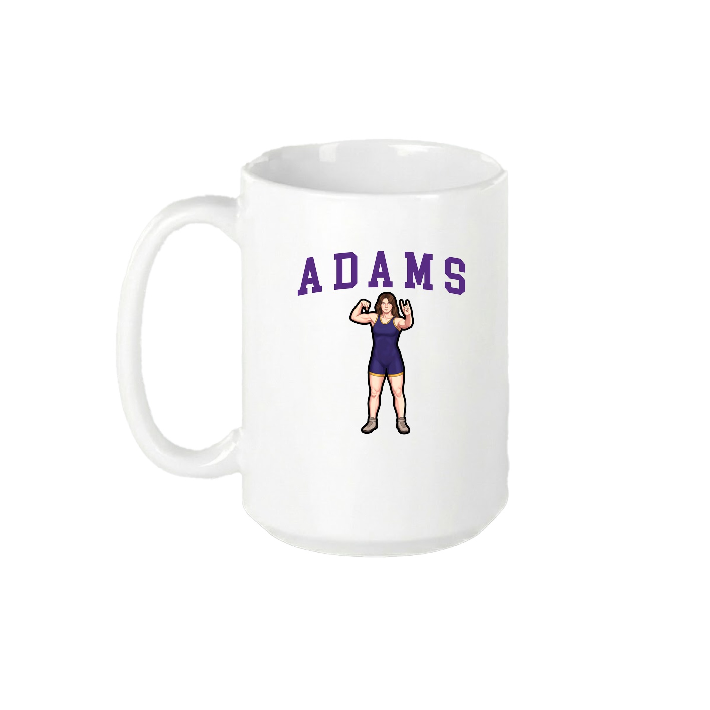 15oz Coffee Mug — Shirsey in White