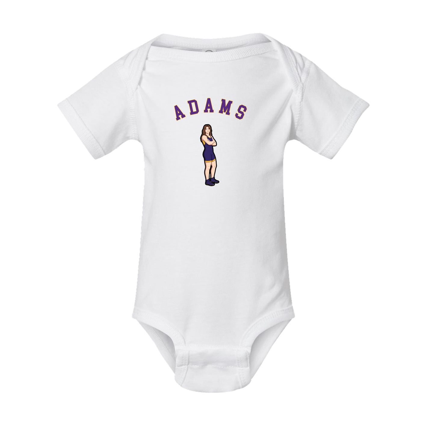 Baby Onesie — Shirsey Arch in White
