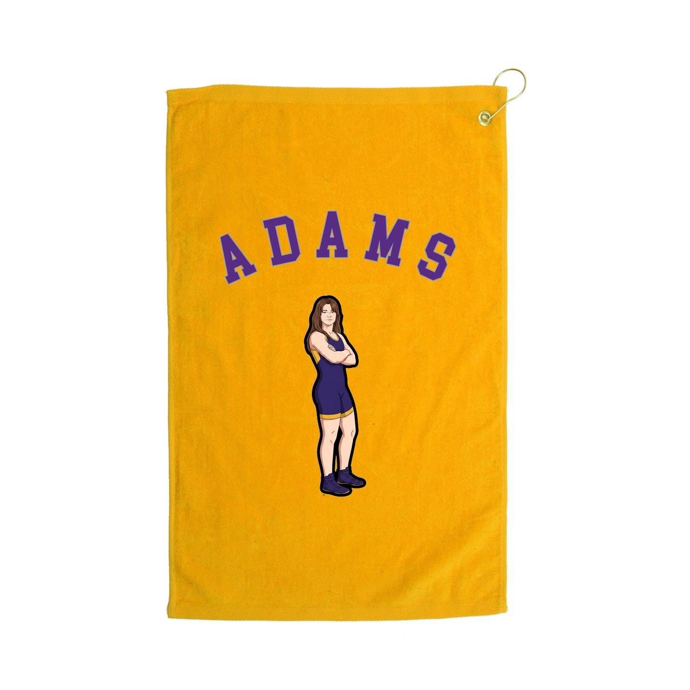 Golf Towel — Shirsey Arch in Gold