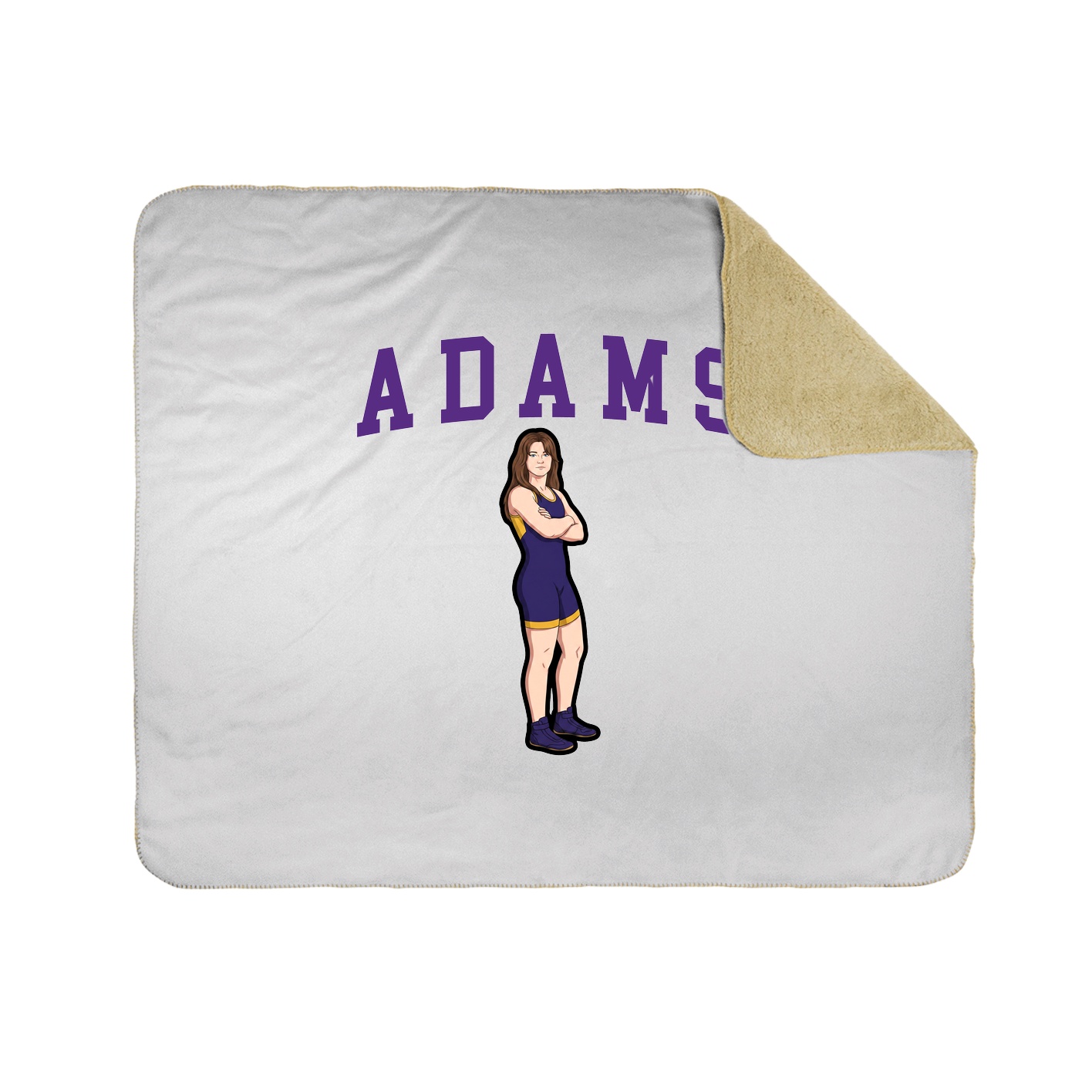 Throw Blanket — Shirsey in White