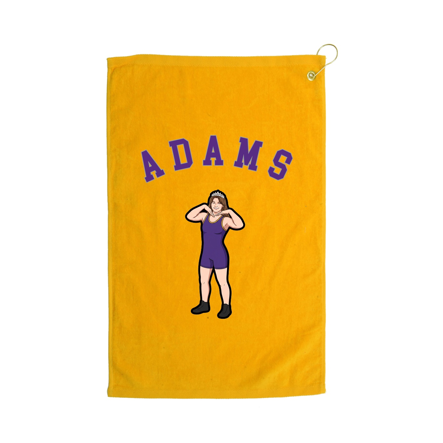 Golf Towel — Shirsey Arch in Gold