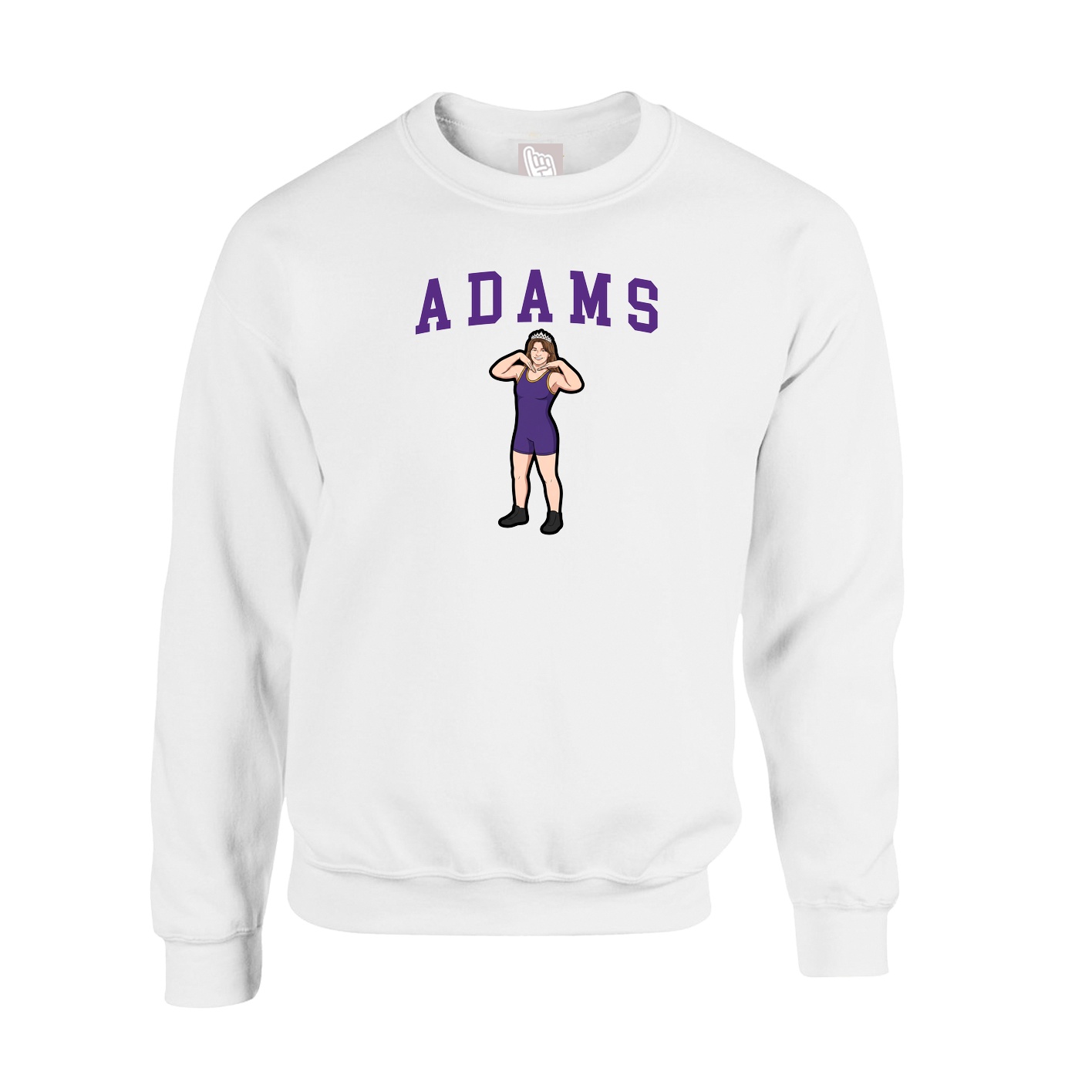 Fleece Crew — Shirsey in White