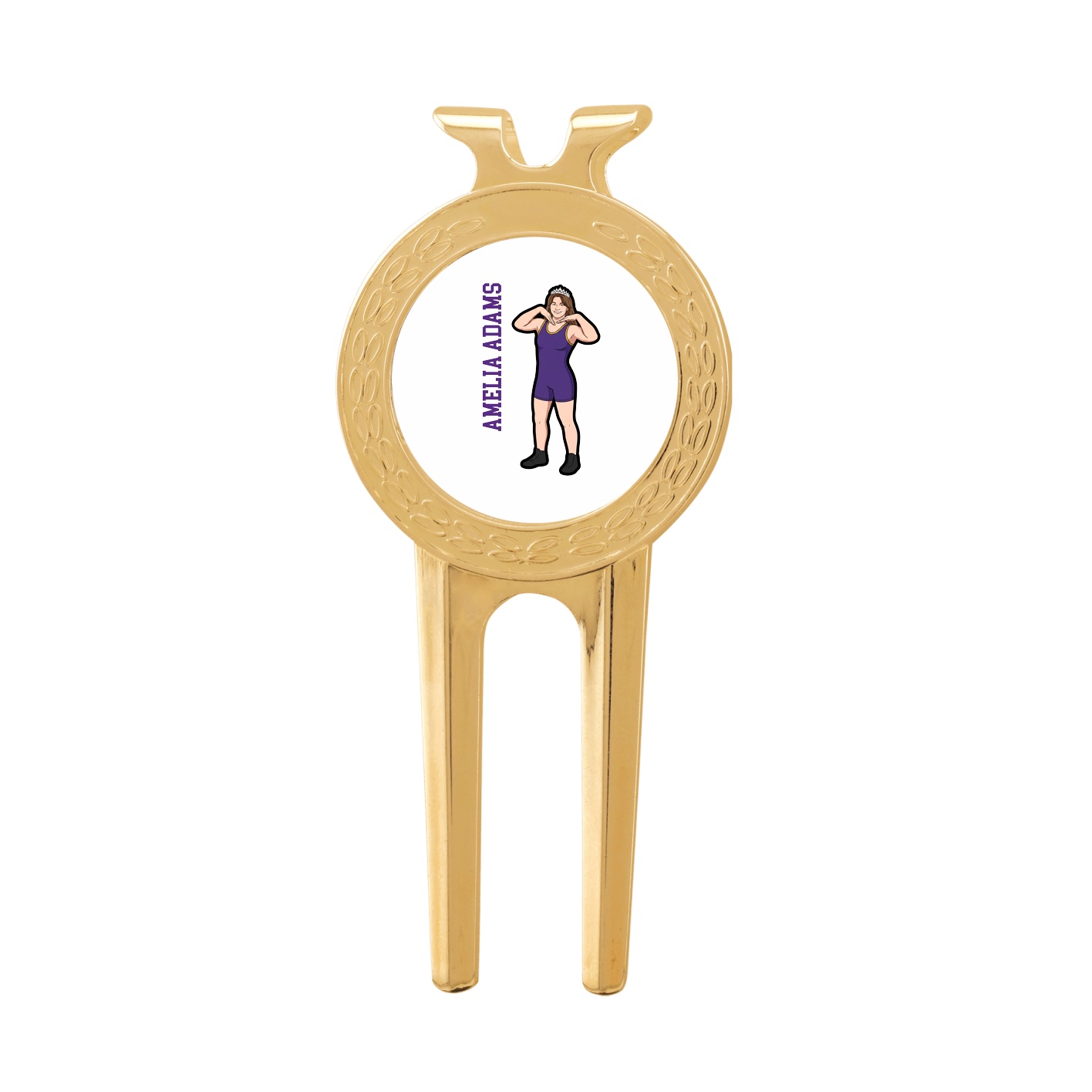 Divot Tool with Ball Marker — Name Vertical in Classic