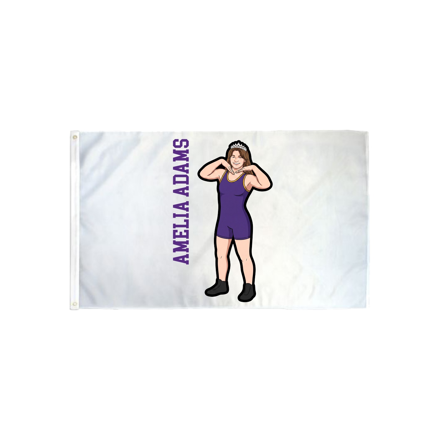 3x5 Flag — Name Vertical in Classic