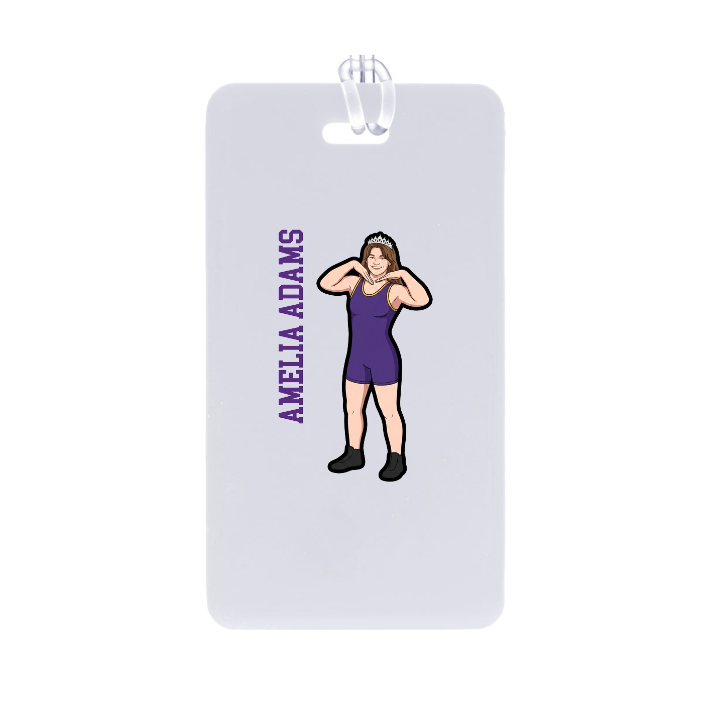 Bag Tag — Name Vertical in Classic