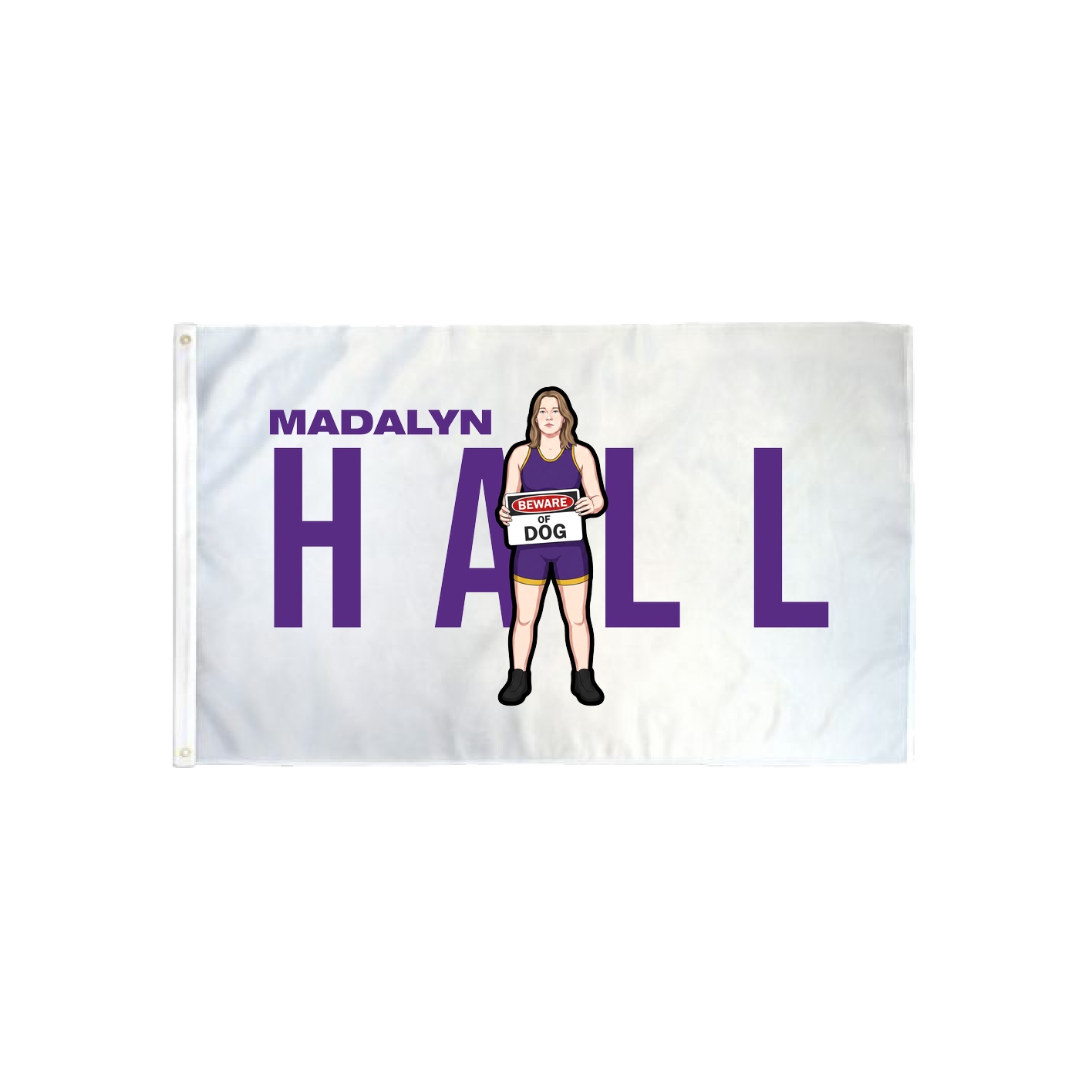 3x5 Flag — Player Name in Classic