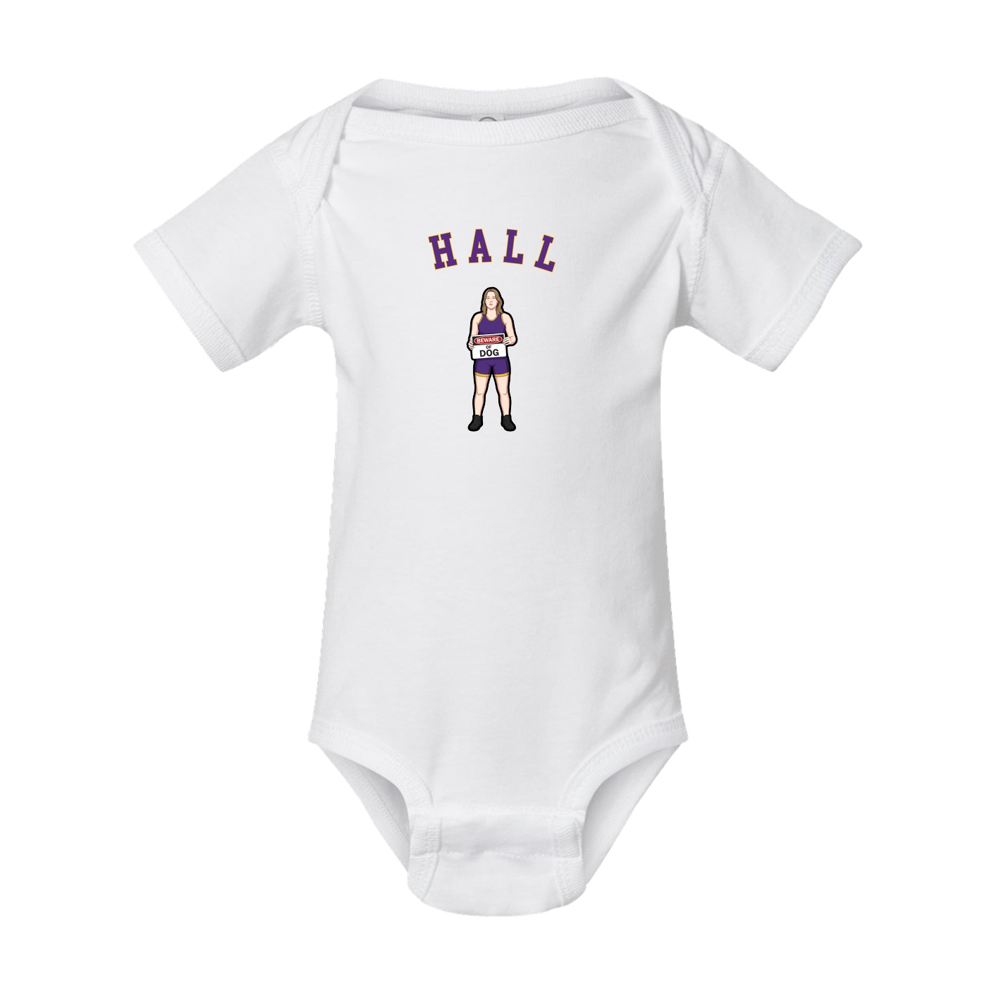 Baby Onesie — Shirsey Arch in White