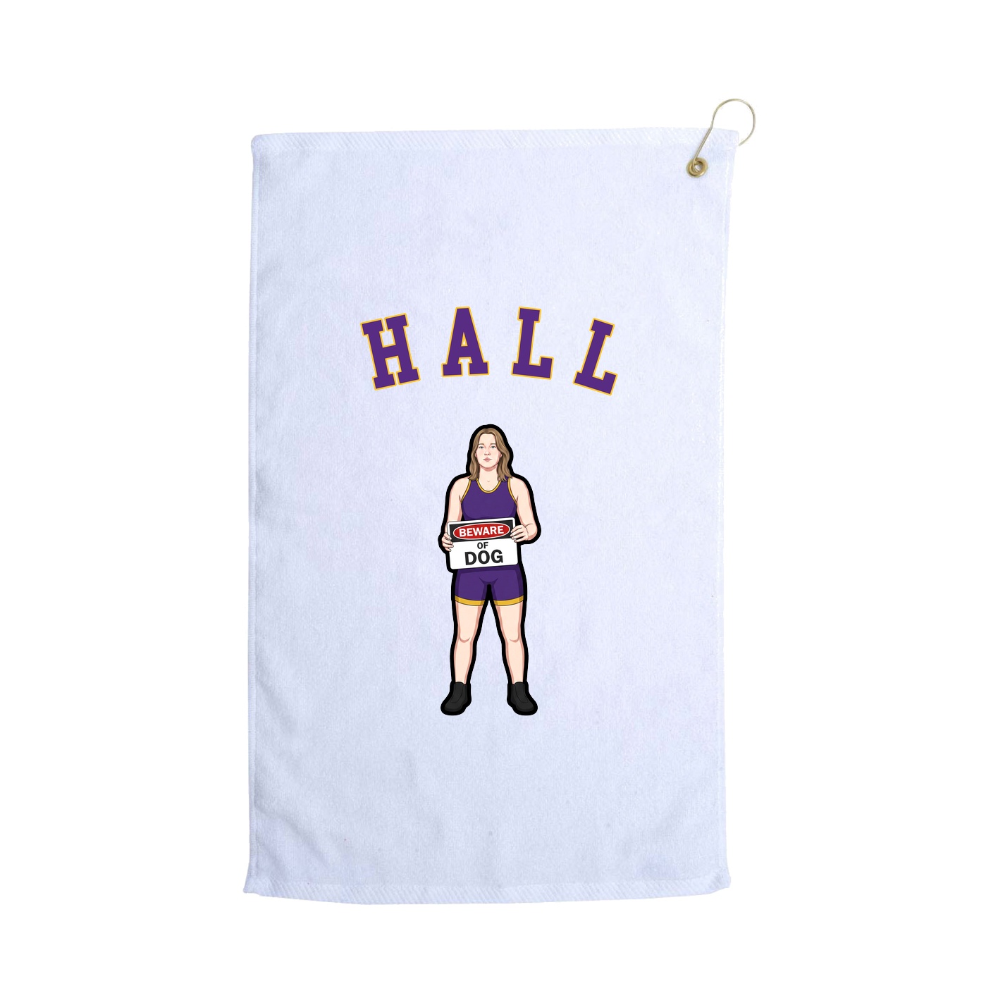 Golf Towel — Shirsey Arch in White