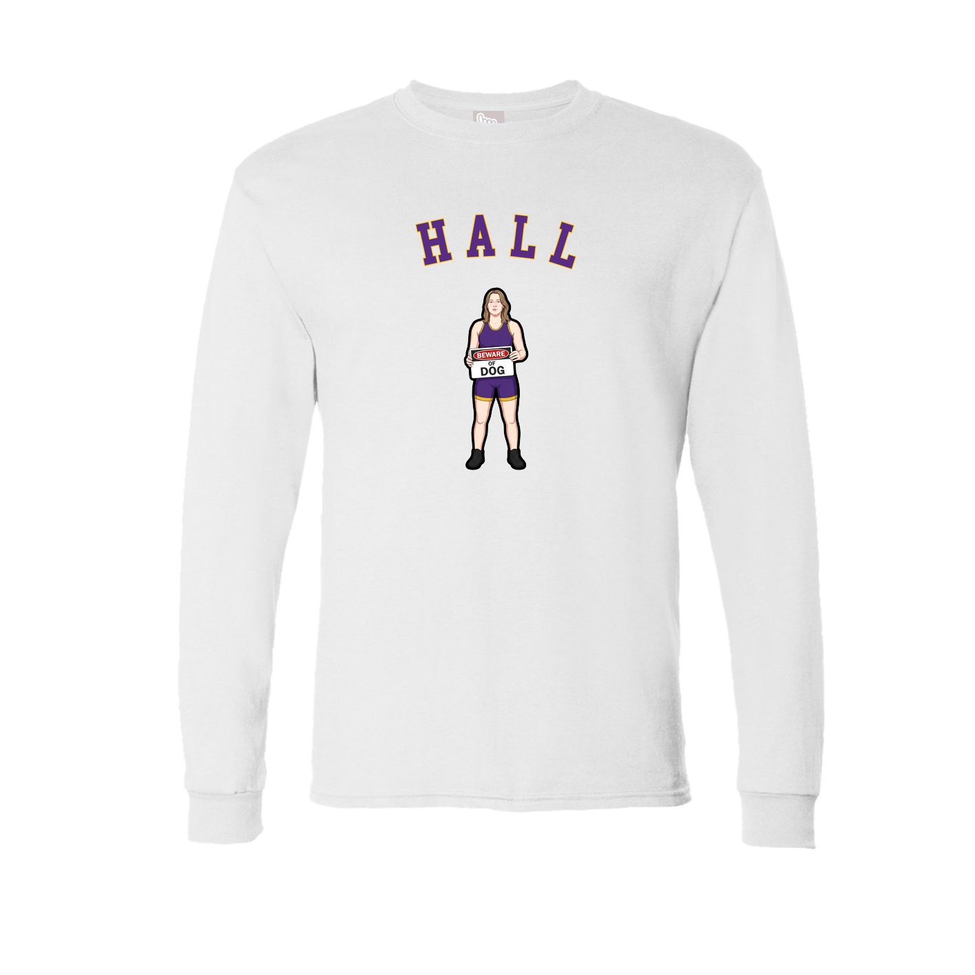 Long Sleeve Tee — Shirsey Arch in White