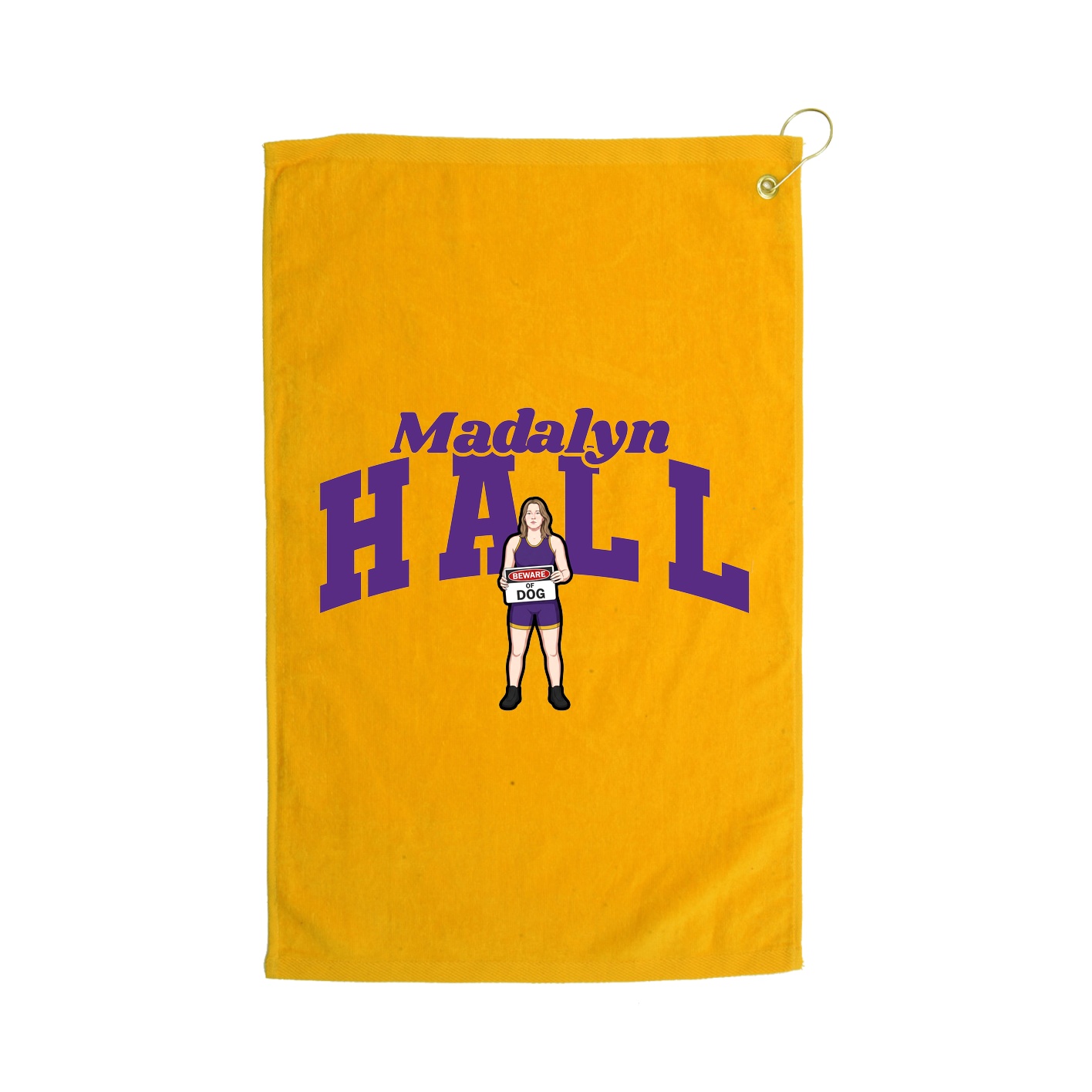 Golf Towel — Signature Arch in Gold