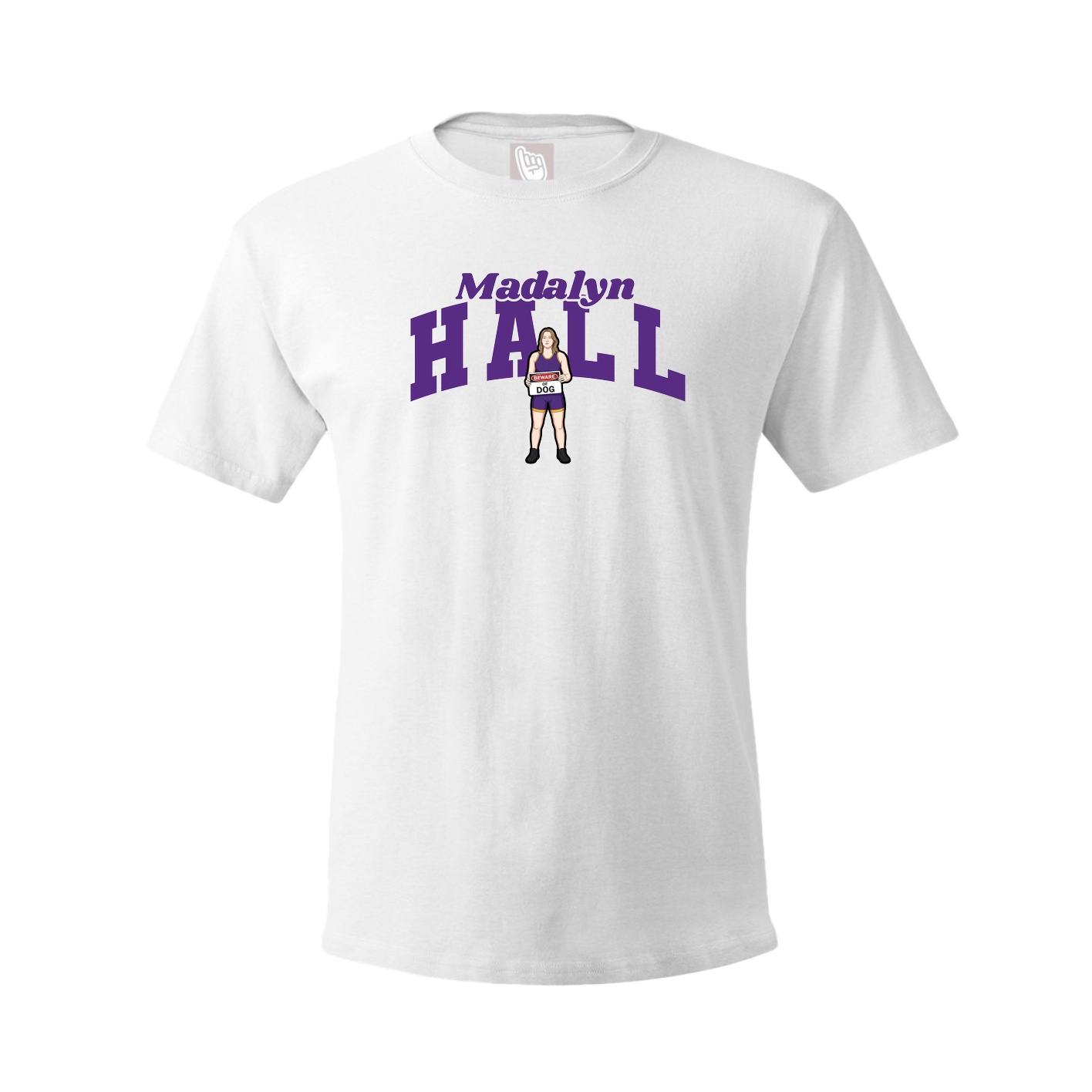 Youth Tee — Signature Arch in White