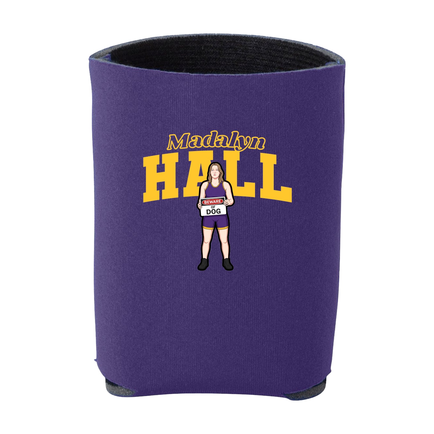 Can Holder — Name Arch in Purple