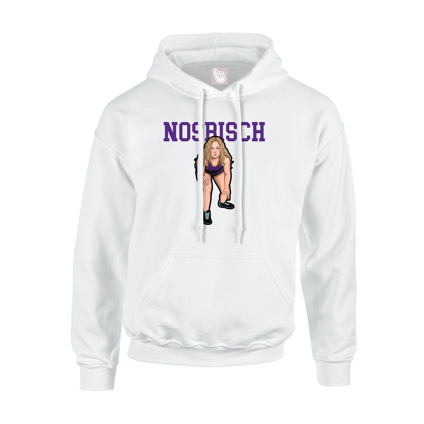 Hoodie — Shirsey in White