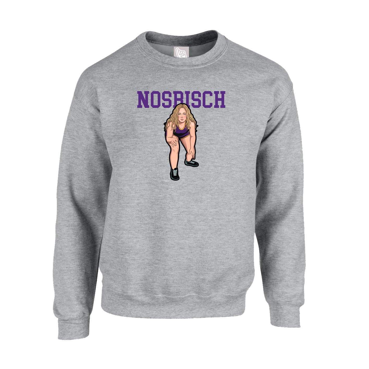 Fleece Crew — Shirsey in Grey