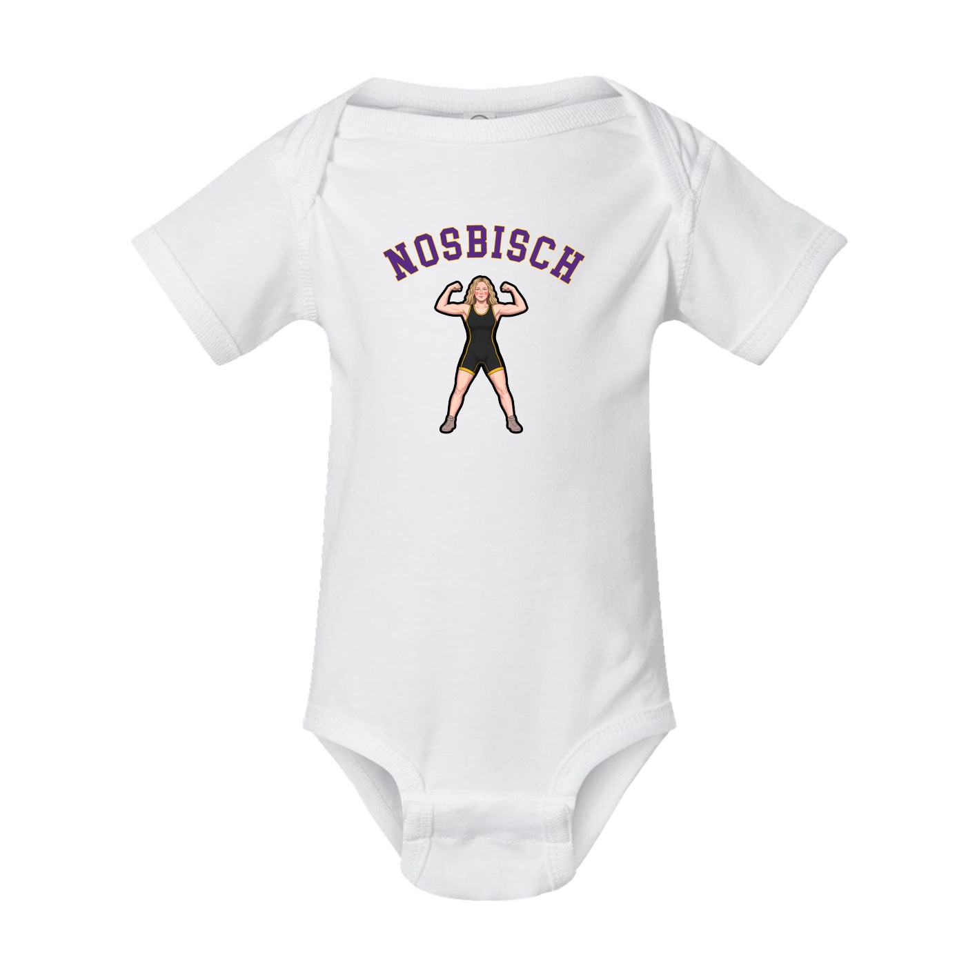 Baby Onesie — Shirsey Arch in White