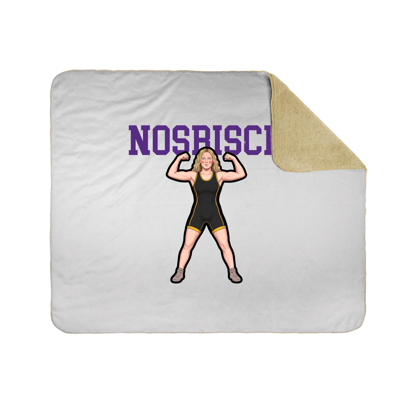 Throw Blanket — Shirsey in White