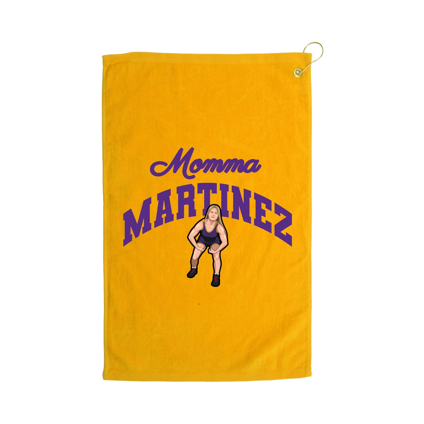 Golf Towel — Mothers Day Arch in Gold