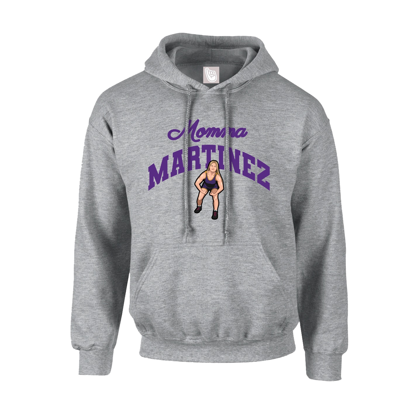Hoodie — Mothers Day Arch in Grey