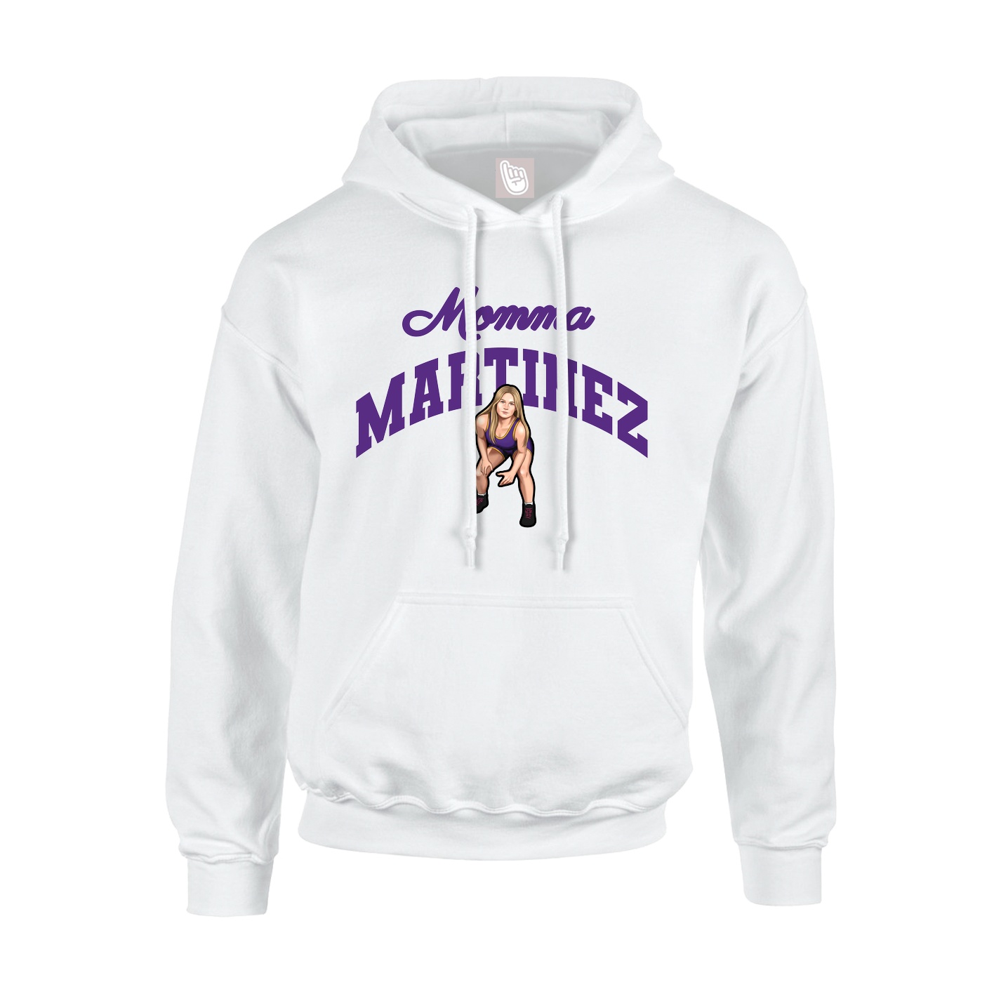 Youth Hoodie — Mothers Day Arch in White