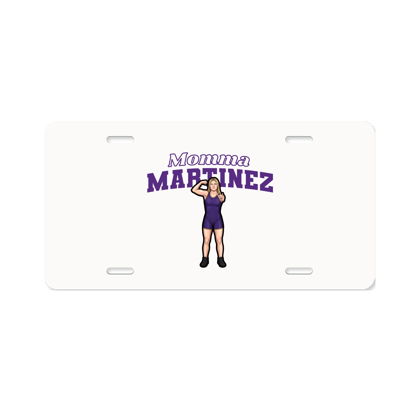License Plate — Mothers Day Block in Classic
