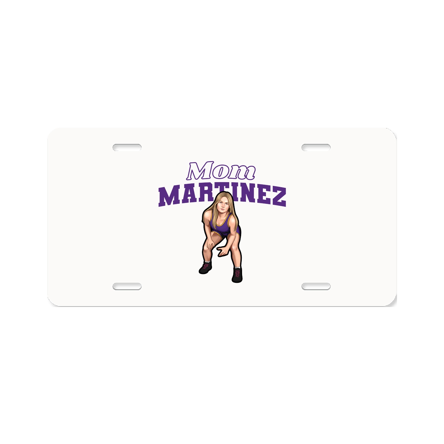License Plate — Mothers Day Block in Classic