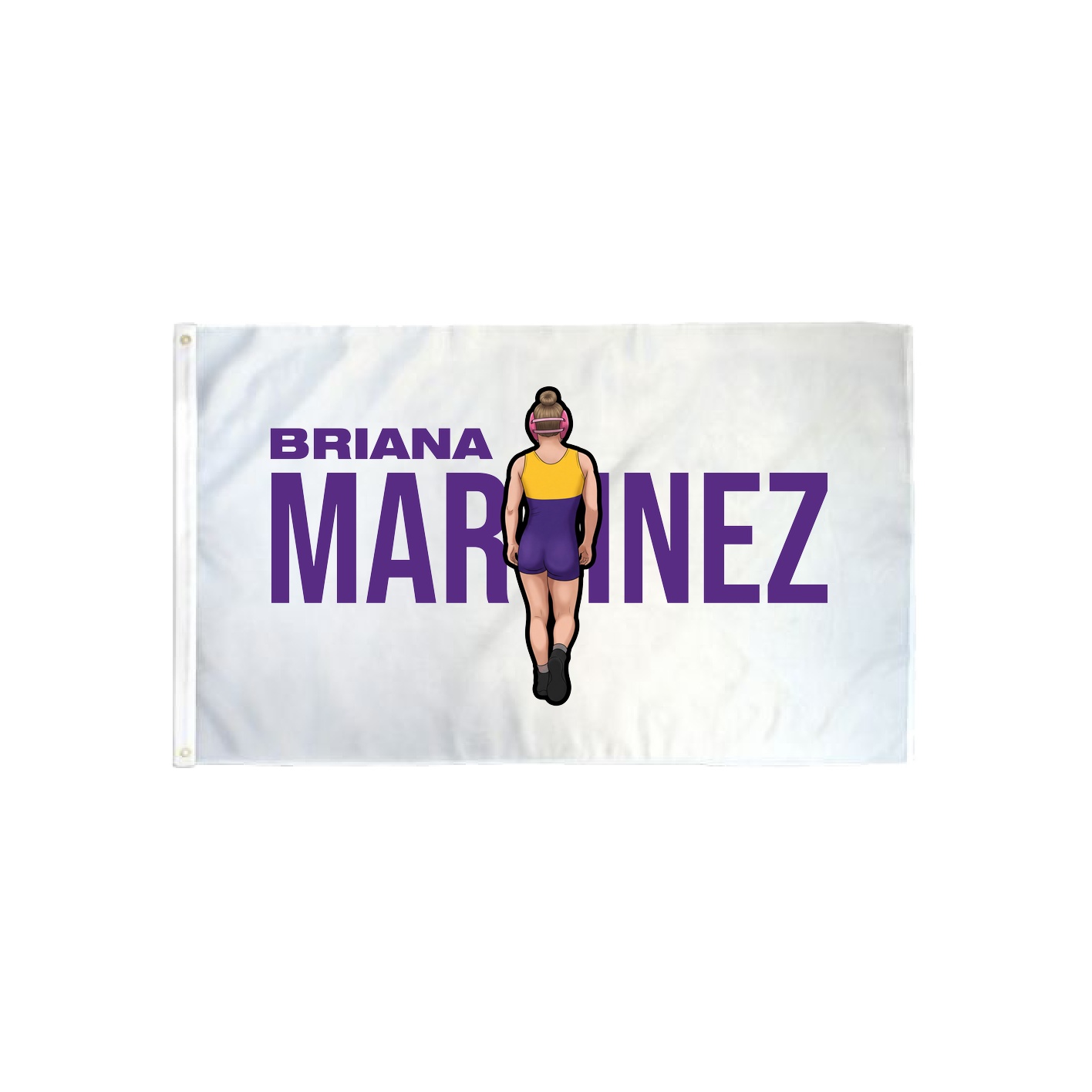 3x5 Flag — Player Name in Classic