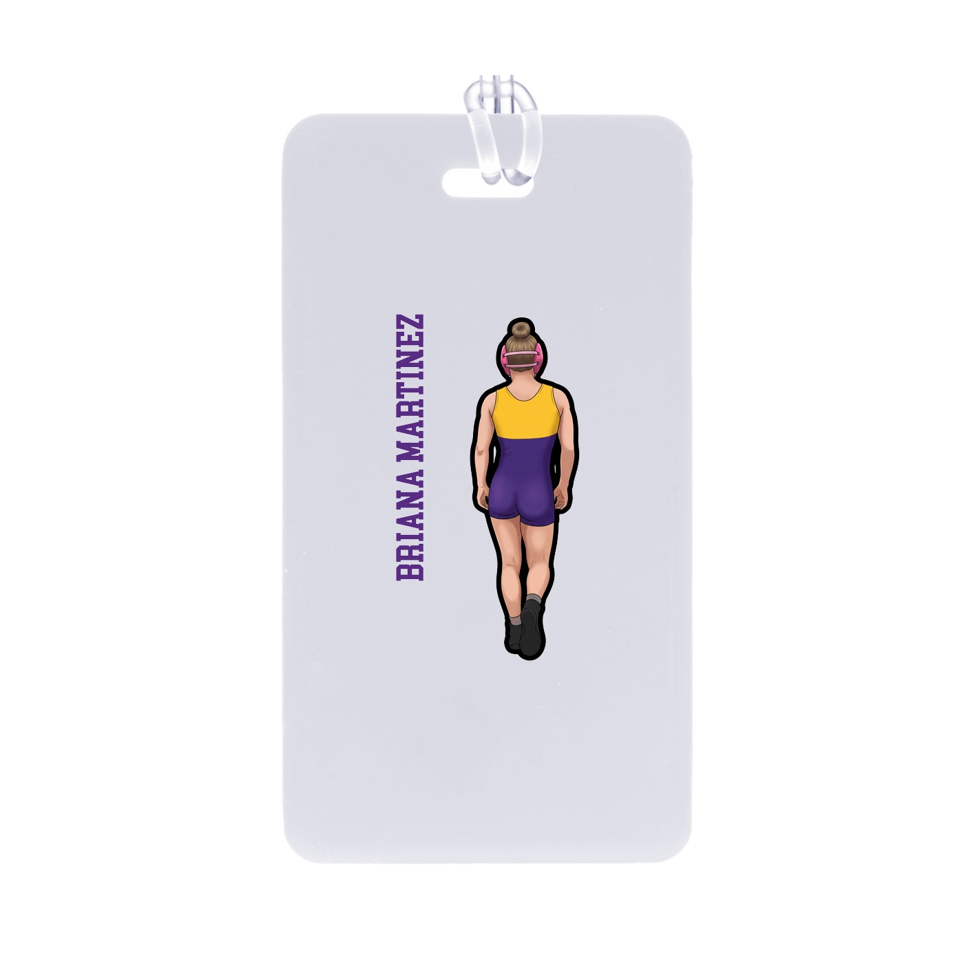 Bag Tag — Name Vertical in Classic